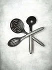 Calphalon Utensils Black Nylon Cooking Set Of 3 Excellent Condition Used. Price: $30.00.