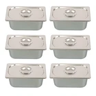 Pcs 6" Deep Hotel Steam Table Stainless Steel 1/3 Size With Lid New. Price: $62.57.