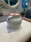 Vtg Hall China 783 Bean Pot Lid Double Stamp Chinese Red Accents,made Usa!! Used. Price: $119.99.