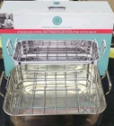 Stainless Steel Rectangular Roaster With Rack 17.5" X 12" 5.5" Martha Stewart Used. Price: $49.98.