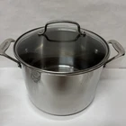 Cuisinart Euc 8 Qt Stainless Steel Stockpot W/glass Lid Model #766-24G Used. Price: $49.99.
