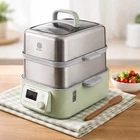 Buydeem G563-G501 Stainless Steel Electric Food Steamer Mint Green Box Nwot New. Price: $349.99.