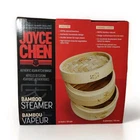 Joyce 2-TIER 3-PC Bamboo Steamer 6" Natural Authentic Asian Kitchenware New. Price: $12.87.