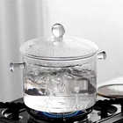 Clear Glass Simmer For Stove Potpourri Cooking Saucepan With Cover Cookwa... New. Price: $24.95.