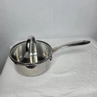 Wolfgang Puck Quart Stainless Steel Saucepan With Lid 032015 Used. Price: $20.00.
