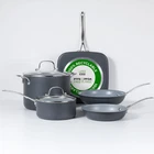 Ecopan 7-PIECE Hard Anodized Cookware Set, Non-stick & Induction Safe New. Price: $150.99.