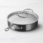 Hestan Nanobond Titanium Stainless Steel Saut Pan With Lid 3 1/2-QT New. Price: $279.00.