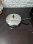 Vtg Farberware 10 Frying Pan Skillet Lid Stainless Steel Usa Aluminum Clad Used. Price: $22.52.