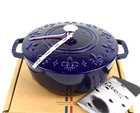 Staub La Cocotte 24CM/9.5 In. Cast Iron Round French Dutch Oven 3.6 L/3.75 Qt New. Price: $288.00.