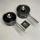 Oxo (4 Piece) Professional Ceramic Non-stick Sauce Pan Set 2.3QT 1.7QT Black New. Price: $103.04.