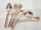 Pure Copper Cutlery Set Luxurious Dessert Spoon, Fork Flatware Gift New. Price: $124.99.