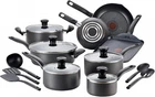T-fal Initiatives Nonstick Cookware Set 18 Piece, Oven Broiler Safe 350F, New. Price: $149.99.
