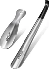 Extra Long Handle Shoe (16.5") & (7.5") Travel Horns, 2 Pack Metal New. Price: $36.95.