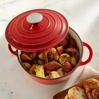 Brylanehome 2.8 Quart Cast Iron Casserole Dish - Red New. Price: $44.99.