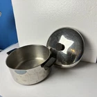 Revere Ware 18/10 Stainless Steel Stock Pot 4.5 Qt With Lid Disc Bottom Used. Price: $22.00.