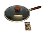 21ST & Main Wok Fry Pan Wooden Handle 11" Cast Iron Non-stick W/ Lid New!. Price: $29.90.