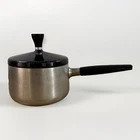 Vintage Wear-ever Qt R-781 Aluminum Sauce Pan & Lid Mcm Atomic Used. Price: $35.00.