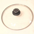 Swiss Diamond 10" Glass Lid Replacement Fits Pot Pan Vented Tempered Used. Price: $24.95.