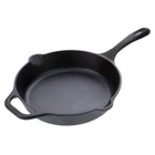 Victoria 10-INCH Skillet, Pre-seasoned Cast-iron Frying Pan With Long New. Price: $37.86.