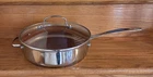 Nuwave Stainlesssteel Frying Pan 10"DURALON3.5QT Glasslid Copperceramicnonstick Used. Price: $23.74.