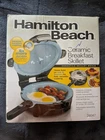 Hamilton Beach Ceramic Breakfast Skillet 26047 Non Stick - Heats Top And Bottom Used. Price: $30.00.