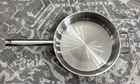 Lagostina Frying Pan Stainless Steel No Lid Used. Price: $39.99.