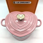 Le Creuset Cocotte D'amour 20CM 1.9L Shell Pink Cast Iron Enamel Pot Japan New. Price: $410.99.