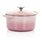 Crock-pot Dutch Oven Enameled Cast Iron Nonstick Blush Pink Corrosion Resistant New. Price: $57.49.
