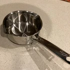 Wearever 1 Qt Cook And Pour Saucepan Stainless Steel W/ Glass Drainer Lid Used. Price: $19.00.