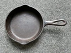 Wagner Ware - Sidney Cast Iron Skillet #3 1053B 6.5 Inches Diameter Used. Price: $18.46.