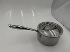 Williams-sonoma Stainless Steel Thermo-clad 2QT Sauce Pan- Made Italy Used. Price: $109.99.