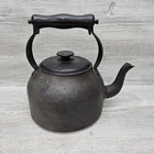 Vintage Calphalon Anodized Tea Pot Kettle 2 Quart Dark Gray Usa Made Ireland Used. Price: $19.99.