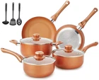 Melenta Pots And Pans Ultra Nonstick, 11 Piece Cookware Set, Copper New. Price: $134.65.