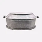 Guardian Service Cast Aluminum Dutch Oven Roaster W Serving Tray Lid Vtg 12" Used. Price: $39.00.