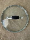 Cooking With Calphalon Black Handle Glass Lid 6.5" 7.25" Od Rubber Cool-euc Used. Price: $6.99.