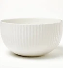 3 Qt Ceramic Mixing Bowl Ribbed Cream Figmint 2-PACK New. Price: $25.00.