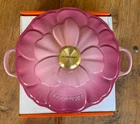 Creuset Signature Cast Iron Petal Shallow Casserole 2.25 Qt Berry Pink 26 New. Price: $549.99.