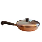 PRE-1968 Revere Ware 10 Inch 1801 Copper Bottom Skillet Fry Pan Lid Riverside Used. Price: $38.95.