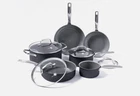 Black - Greenpan Lima Coll 10 Piece Healthy Ceramic Nonstick Cookware Set New. Price: $159.99.