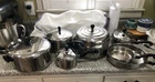Farberware Stainless Steel 7-PIECE Set Saucepan Frying Lids Mpn 1507/ Used. Price: $130.00.