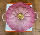 Creuset Signature Cast Iron Petal Shallow Casserole 2.25 Qt Berry Pink 26 New. Price: $549.99.