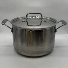 Cuisinart 8 Qt Stockpot MCP66-24 Stainless Steel Multi Clad Pro Induction Triple Used. Price: $72.99.