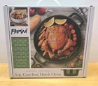 Parini 3 Qt. Cast Iron Dutch Oven Enameled Cookware Non-stick New Box. Price: $19.99.
