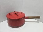 Dansk Kobenstyle Chili 2 Quart Metal Covered Saucepan With Teak Handle New. Price: $74.99.