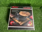 Parini 2 Liter Cast Iron Noodle Hot Pot With Wooden Lid And Trivet New Box. Price: $25.99.