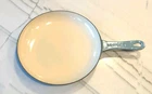 Creuset Enameled Cast Iron Shallow Fry Pan Skillet 9.75" Ocean -blue Green* New. Price: $96.25.