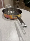 Cuisinart Copper Saute Pan 5 Qt CTP33-30H Stainless W/ Handle No Lid Used. Price: $59.99.