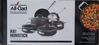 New All-clad HA1 Stainless Steel Nonstick 10-PIECE Cookware Set Cmmf 2100133142. Price: $399.99.