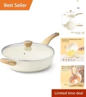 Toxic 10.5" Ceramic Frying Pan - Super Nonstick With Heat Resistant Handle New. Price: $63.64.