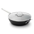 12 Jumbo Frying Pan With Lid Calphalon Hard Anodized Nonstick Skillet New. Price: $54.99.